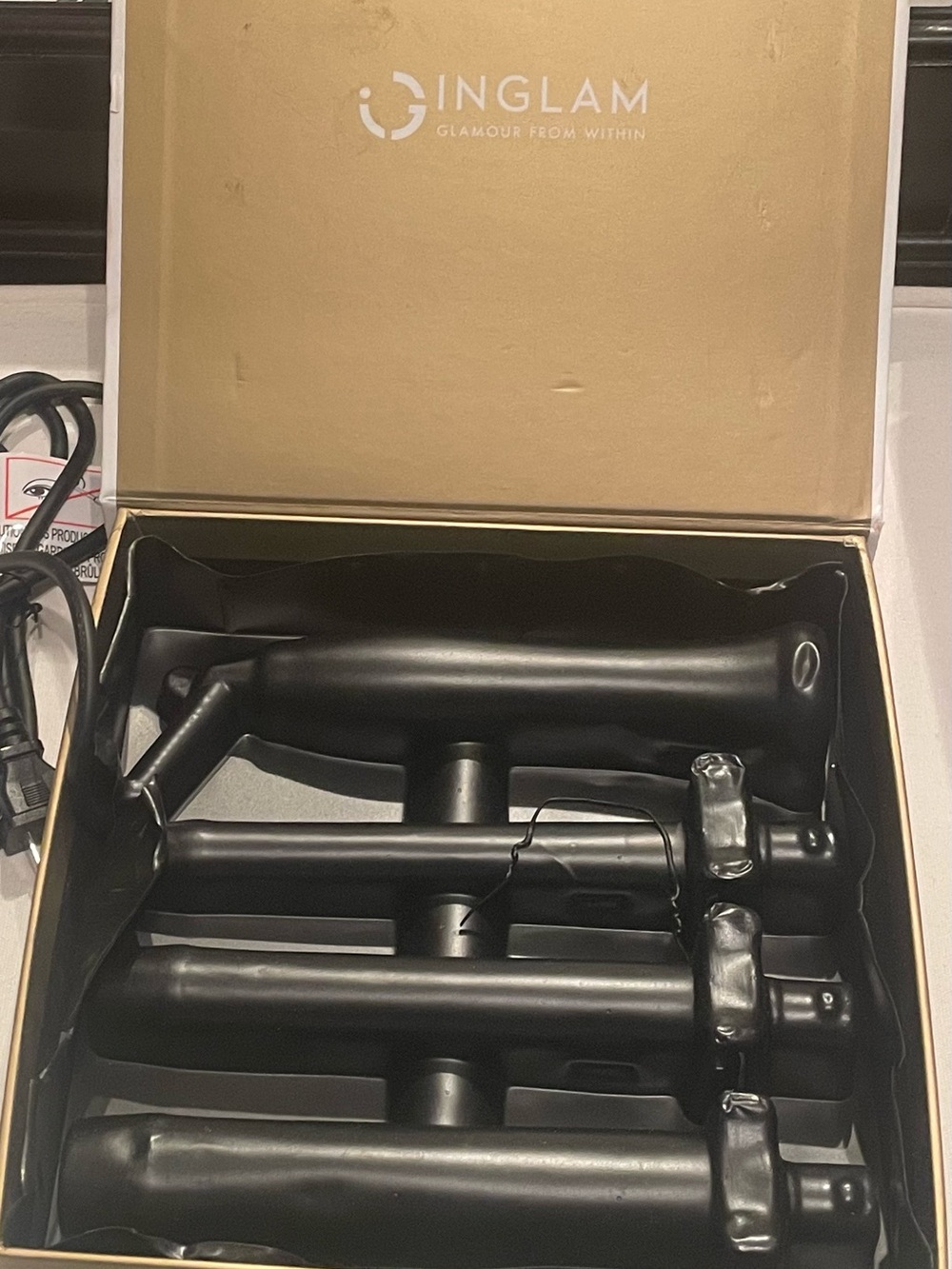 InGlam 3-in-1 Professional Curl Designer Styling Iron
